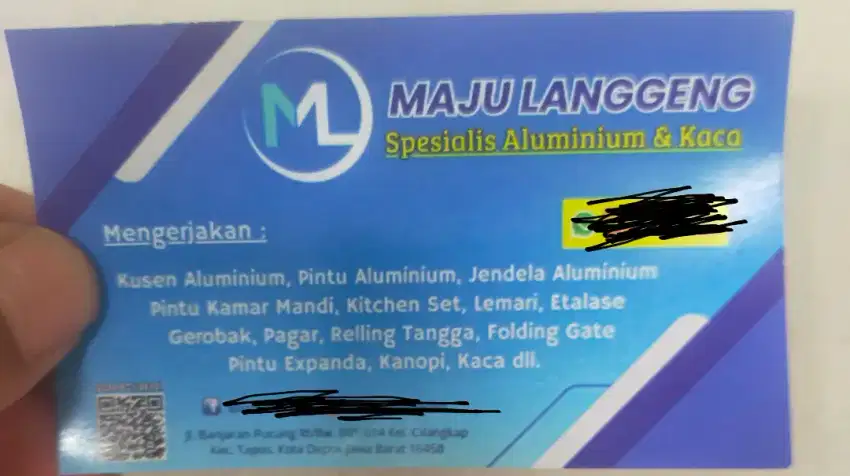 Terima jasa pemasangan kusen pintu alumunium dll