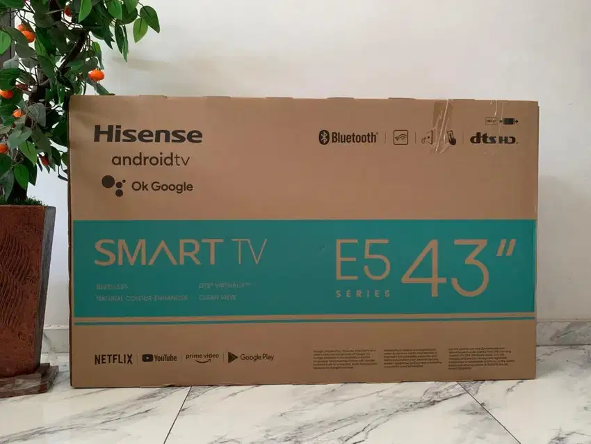 Hisense 43E5G Android TV Garansi Resmi