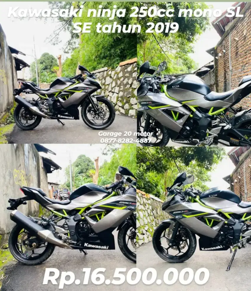 Kawasaki Ninja Mono 250cc Mono SL SE Tahun 2019