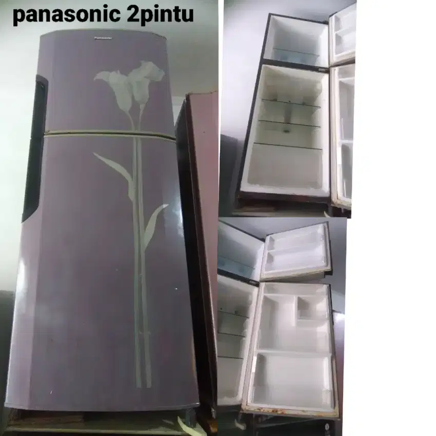 Kulkas PANASONIC 2pintu bekas bergaransi