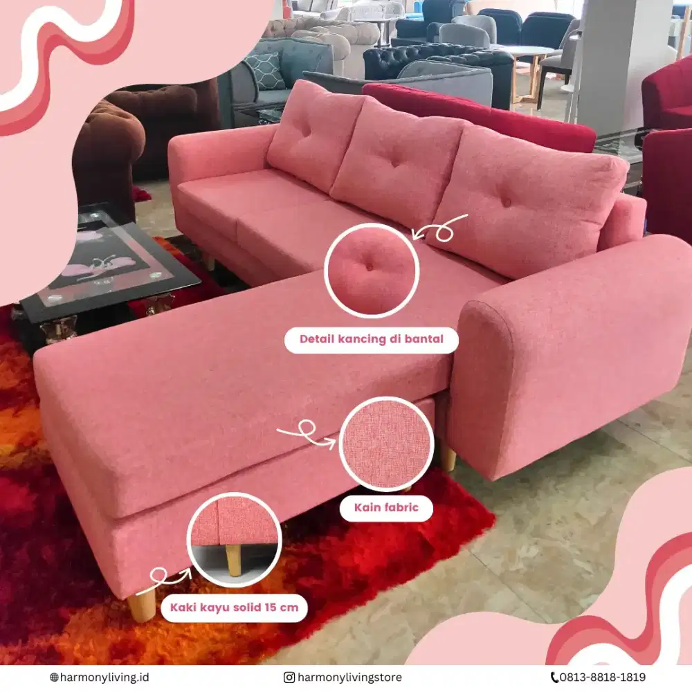 Sofa Sudut L Minimalis