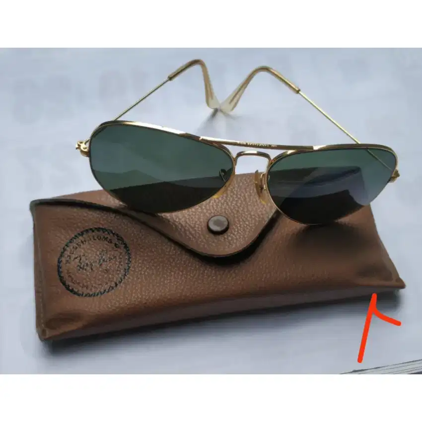 Kacamata Ray Ban Sunglasses Solid Gold limited