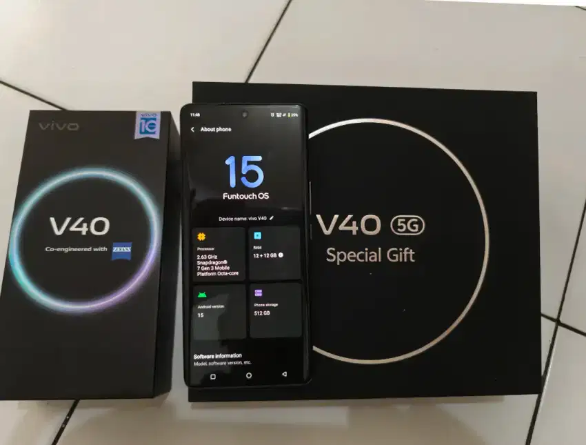 Vivo V40 12/512 Silver Pre-order Edition