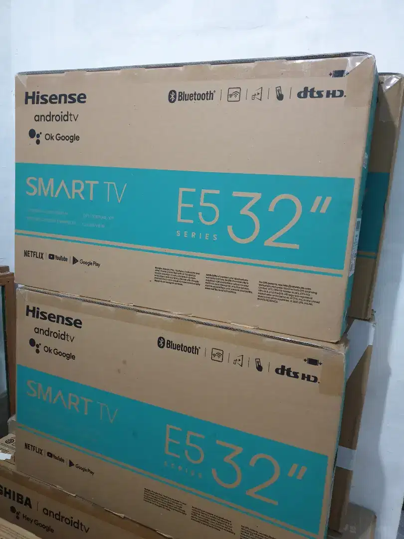 HISENSE AndroidTV 32 inch. 100% Gres pabrik, Bisa COD