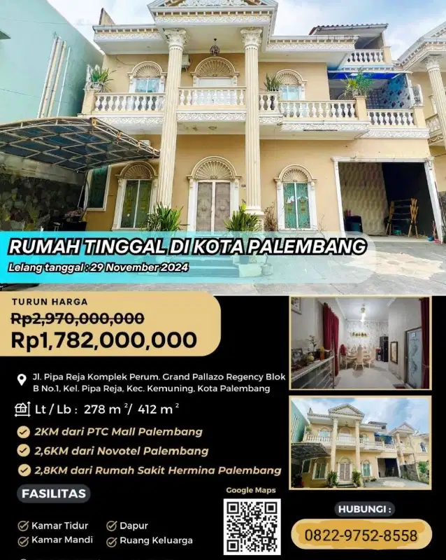 jual murah rumah mewah