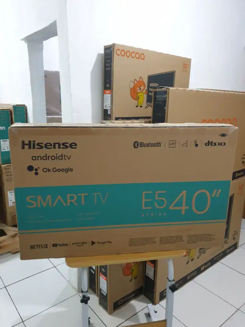 HISENSE AndroidTV 40 inch. 100% Baru, Bisa COD