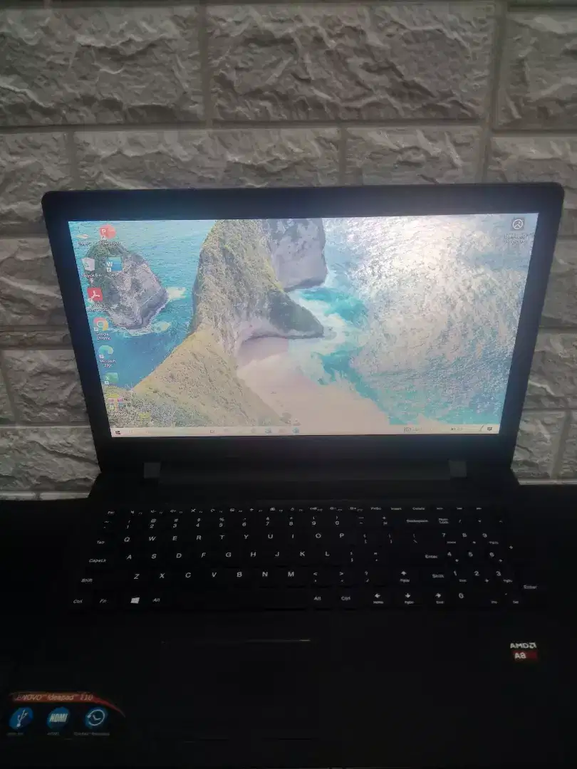 Bu jual Lenovo Ideapad 110 AmdA8Gen7 4gb/SSD 256gb/HDD 1tb