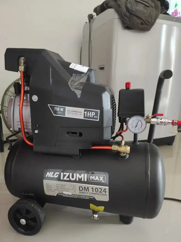 Paket kompresor izumi 1HP 24 L