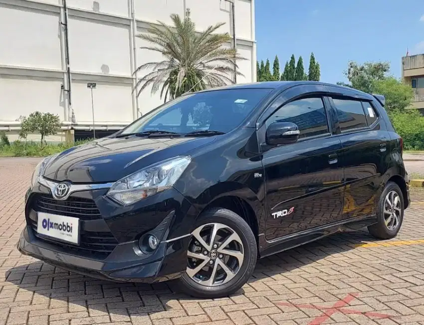 TDP 6,JT Toyota Agya 1.2 G TRD Sportivo Bensin-MT Hitam 2019