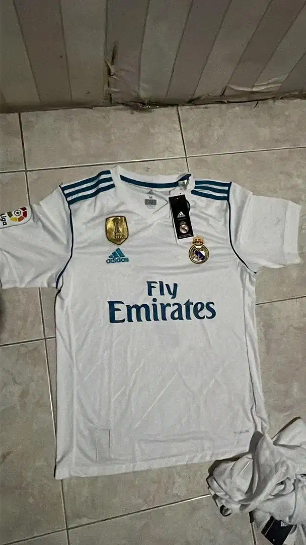 Real Madrid 2017/2018 Home Kit Ronaldo, Ori From Madrid Store