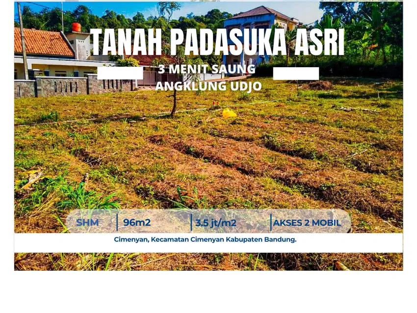 Dijual Murah Tanah SHM Area Padasuka Asri Siap Bangun