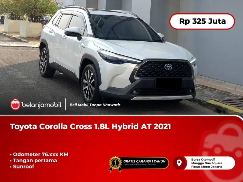 [SUNROOF] Toyota Corolla Cross 1.8L Hybrid AT 2021/2022