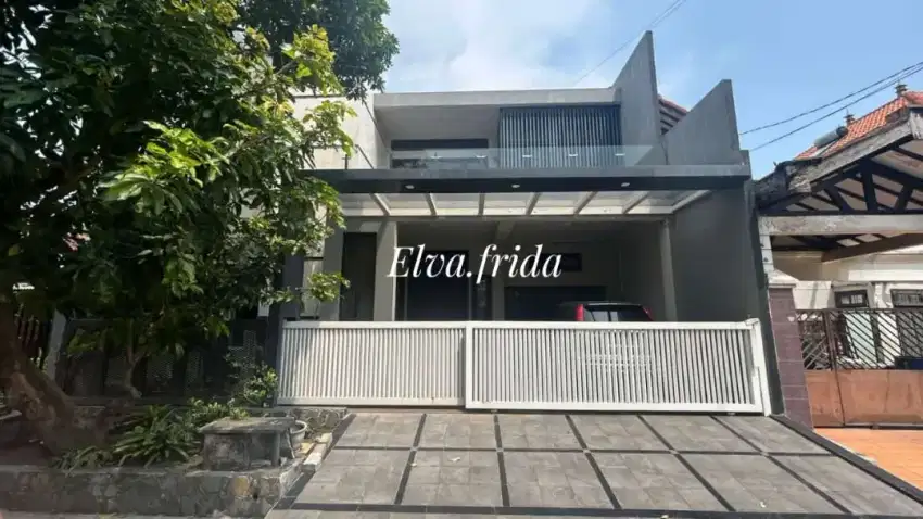 Dijual Rumah Modern Minimalis di Jalan Gayungsari Surabaya