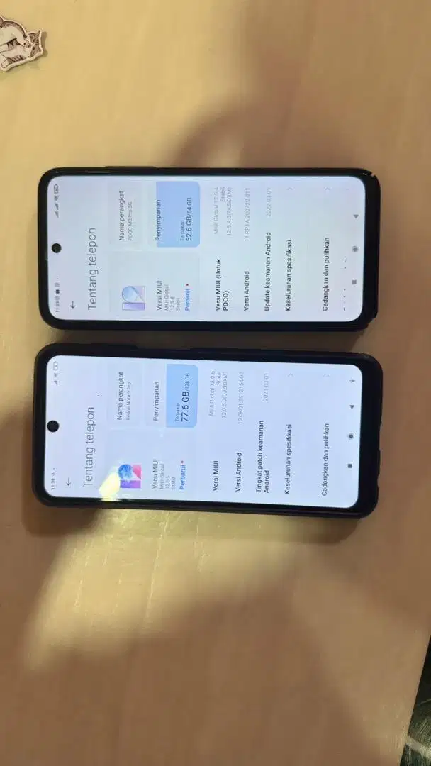 Poco M3 pro 5G dan redmi note 9 pro 128Gb