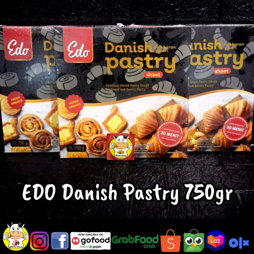 Edo Danish Pastry 750gr - Brontz Jogja