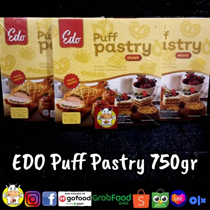 EDO PUFF PASTRY 750GR - BRONTZ JOGJA