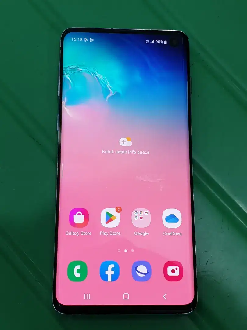 Samsung Galaxy S10 Ram 8/128GB Mulus No minus Mesin Di Jamin Normal