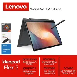 Lenovo IdeaPad Flex 5 14ALC7 AMD Ryzen 5 5500U 16GB 512 SSD 14