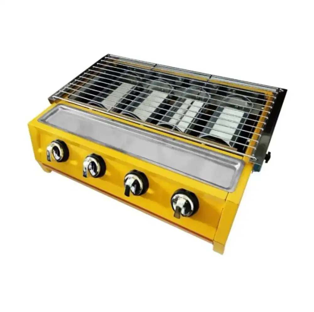 Kompor Pemanggang Gas 4 Tungku