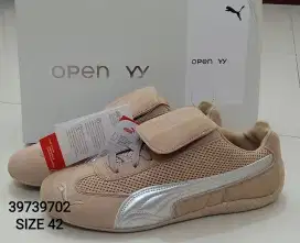 SEPATU SNEAKERS PUMA SPEEDCAT THE OPEN YY BEIGE SIZE 42