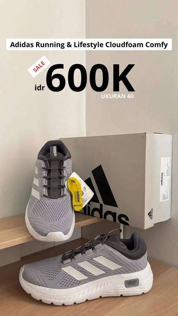 Adidas Running & Lifestyle Cloudfoam Comfy - Uk 40