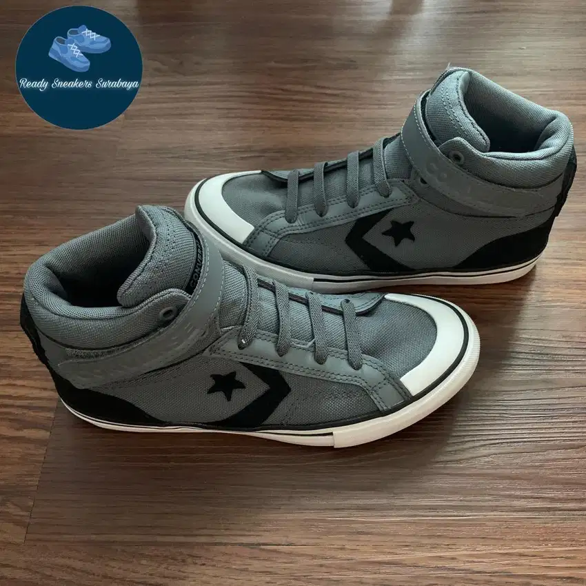 Sepatu Converse Pro Blaze Strap Hi Gray