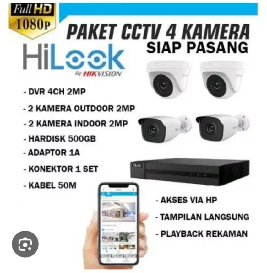 PAKET CCTV MURAH PLUS PEMASANGAN