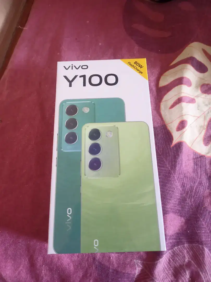 (HP BARU 100% Bukan Seken) Vivo Y100 8/256 Hijau Garansi resmi indo