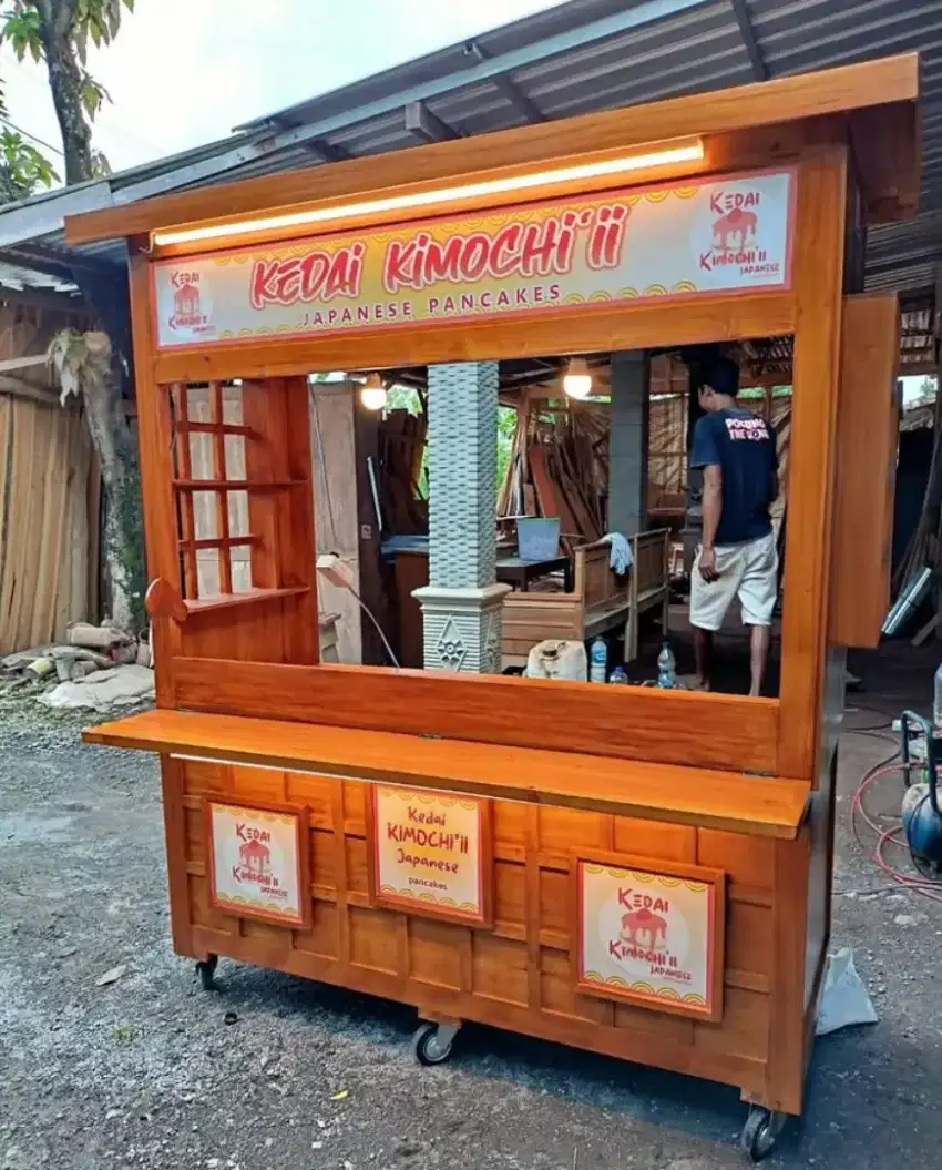 Gerobak booth Aesthetic & gerobak dimsum Trendy
