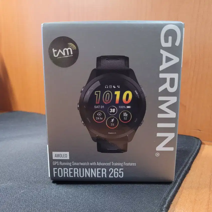 Garmin Forerunner 265 Music - Black - Baru - Original Garmin