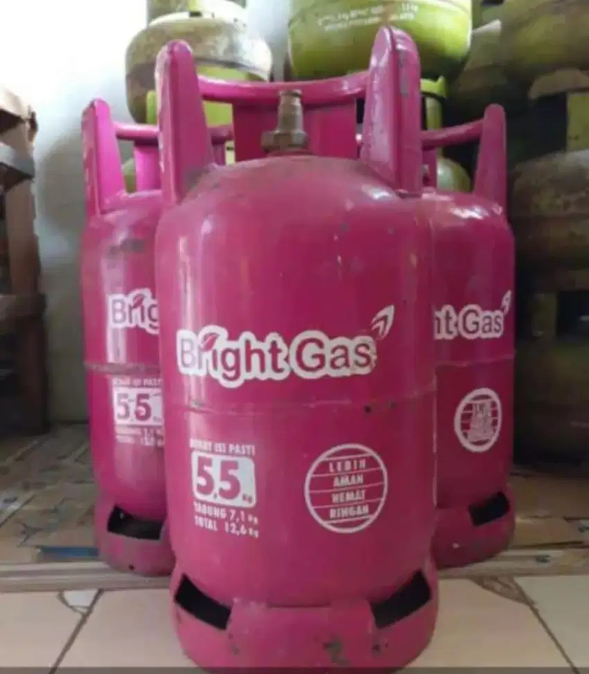 Bright Gas elpiji 5.5 kg kosong