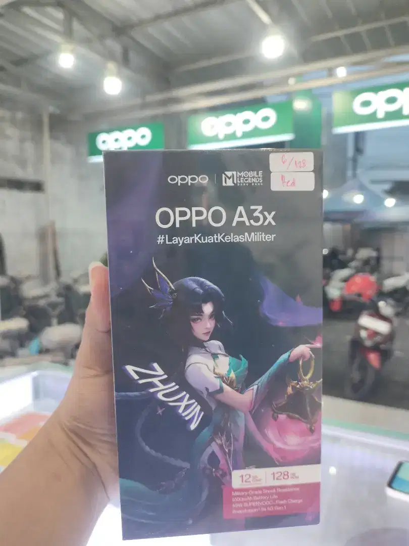 OPPO A3X RAM 6GB+6GB INTERNAL 128GB