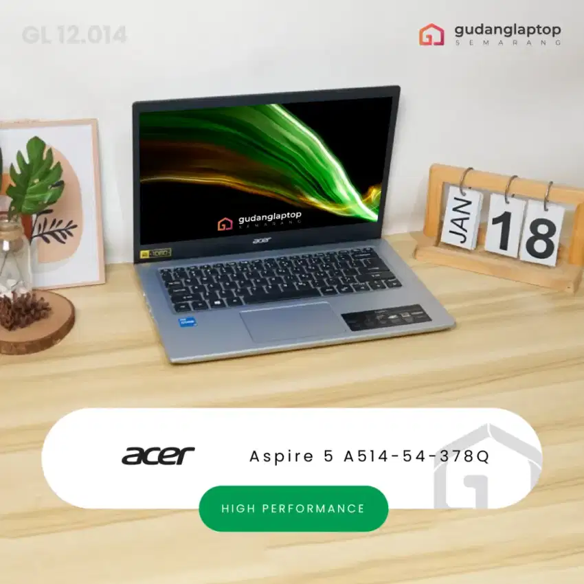 Acer Asp A514|i3-115Gr/4gb/512gb/14 Fhd ips/body ultra slim