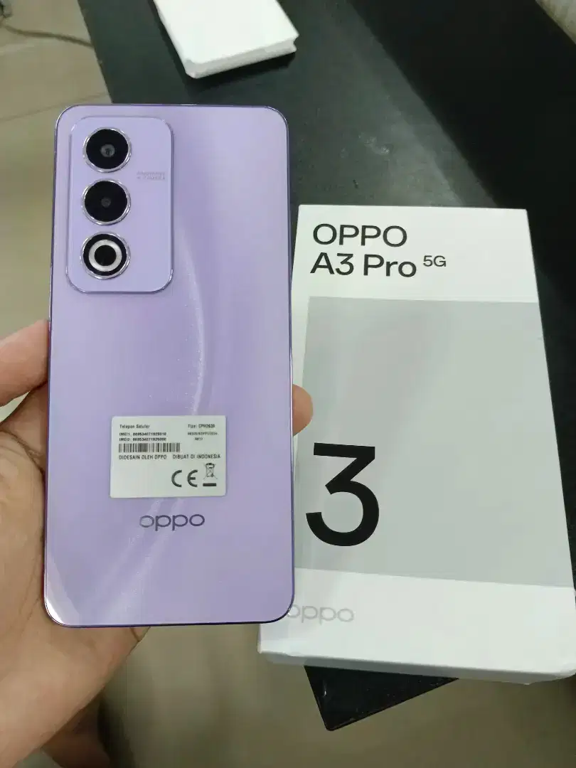 Oppo A3 pro 5G 8/256gb lengkap second