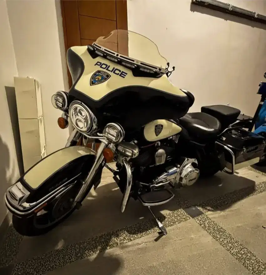 COCOK BUAT JADI POLISI” AN‼️‼️HARLEY ELECTRA POLICE MABUA (PANDA)