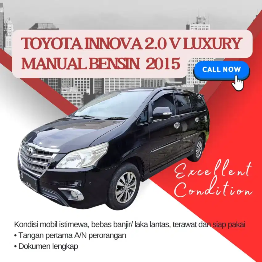 INNOVA 2.0 V Luxury Manual Bensin 2015