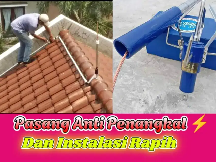 Pusat Instalasi Pasang Baru Penangkal Petir Dan Grounding