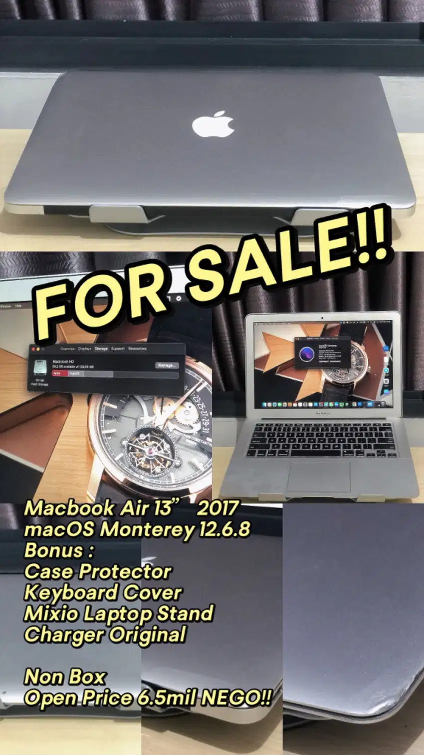 [NEGO SAMPAI JADI] Macbook Air 13” 2017