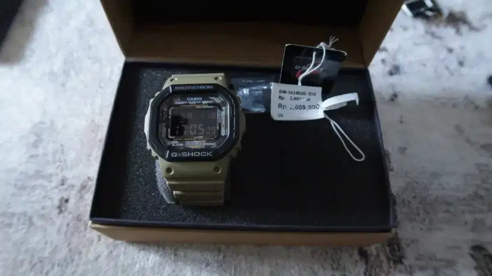 Jam Gshock DW 5610sus Original