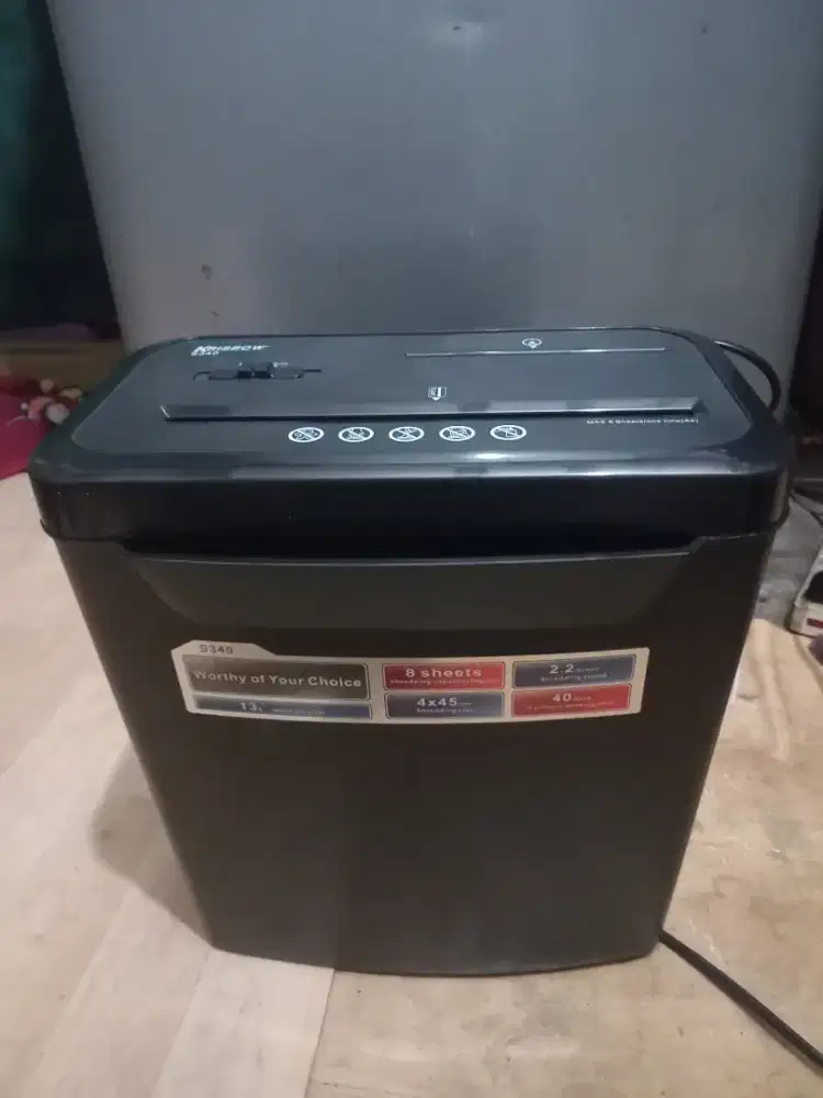 Krisbow mesin penghancur kertas s340 normal