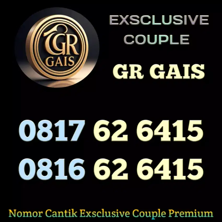 Perdana Cantik Exsclusive Couple Premium berkarakter spesial 10 Digit