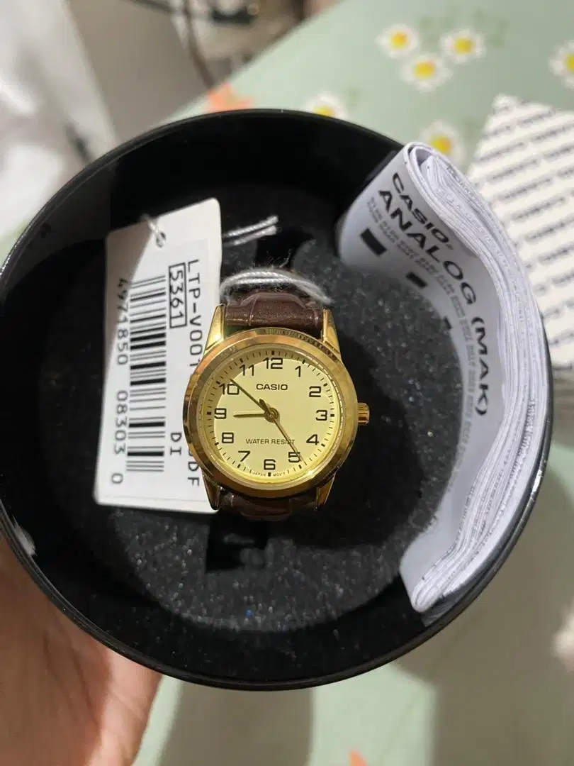 Dijual jam Casio General LTP Champagne Brown