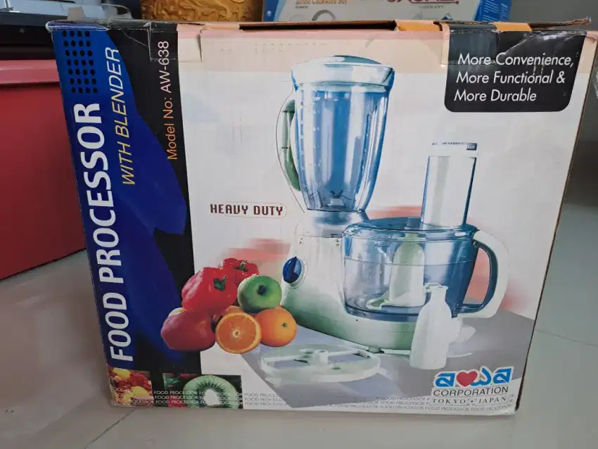 Food processor dan blender baru aowa