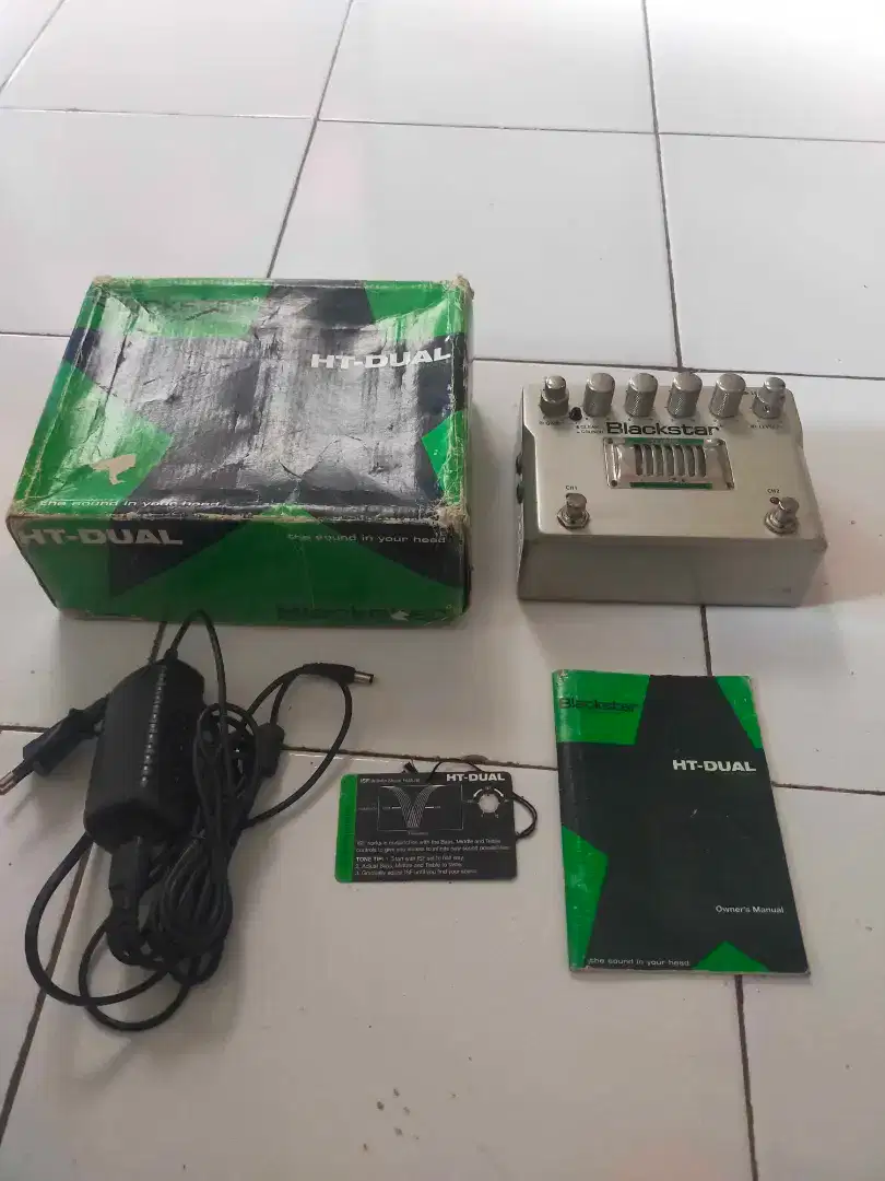 Efek gitar tabung merk blackstar dual HT lengkap fullset