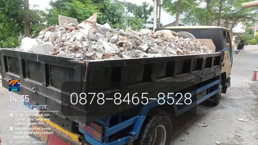 Jasa angkut puing sampah