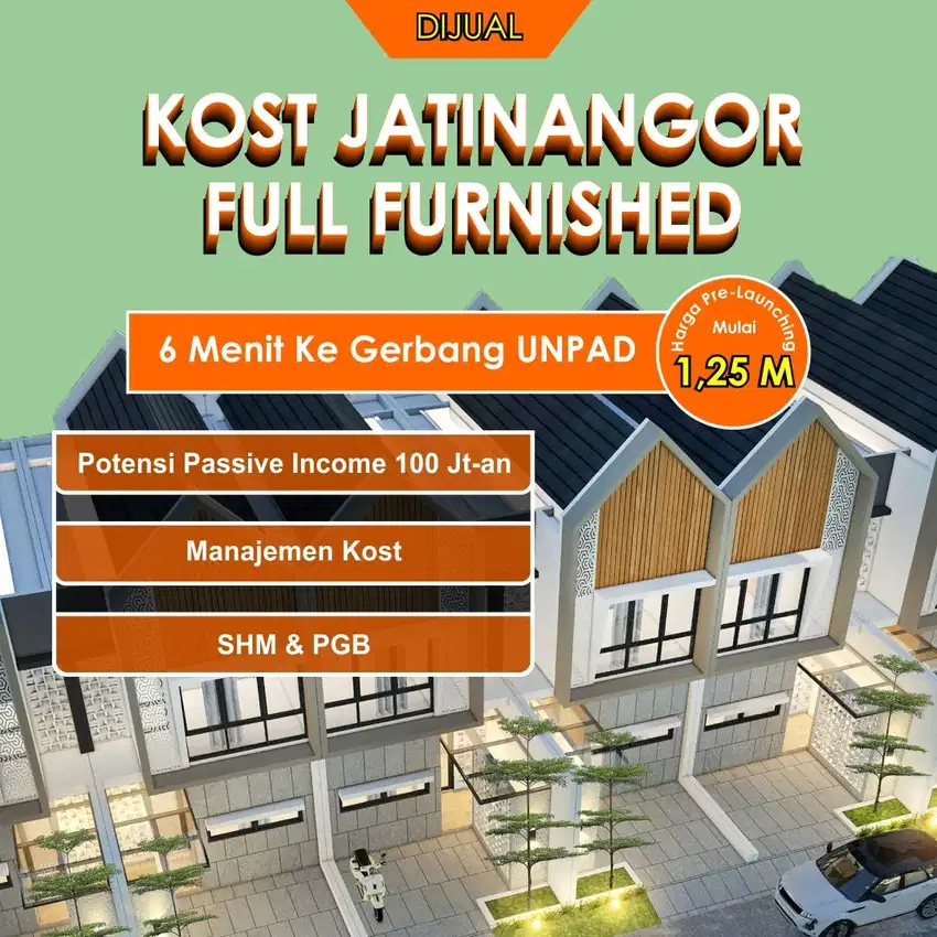 Jual Kost Jatinangor Areal Cibeusi