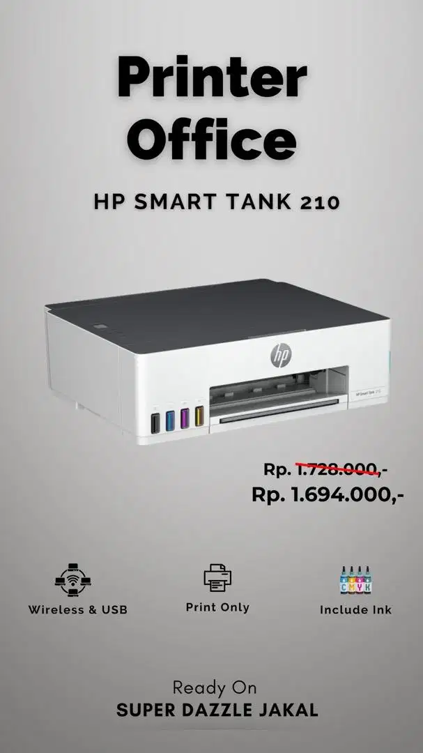 Printer HP Smart Tank 210