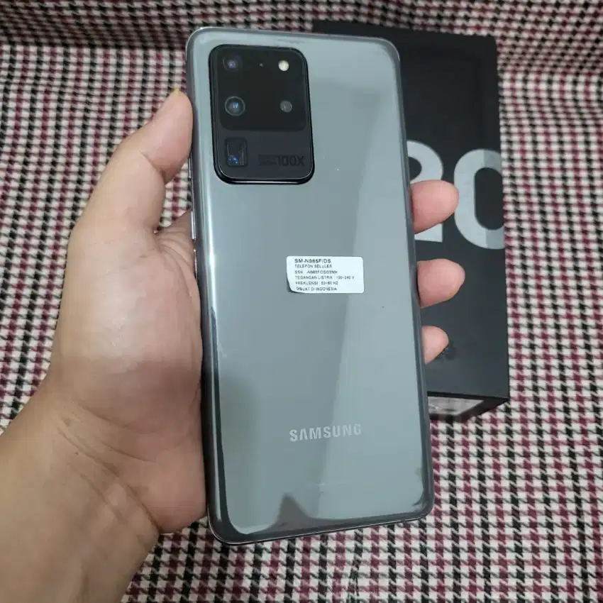 Samsung s20 ultra sein resmi 12/128