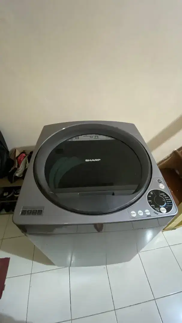 Mesin cuci Sharp 1tabung 10kg automatic