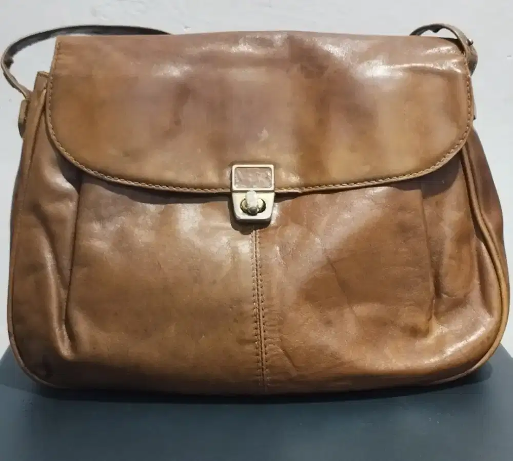 Tas kulit  retro/vintage
